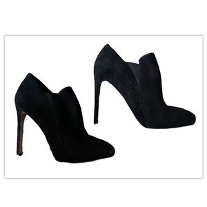 Nine West NWnutcracker #1494 0815 black bootie size 6.5 high heel